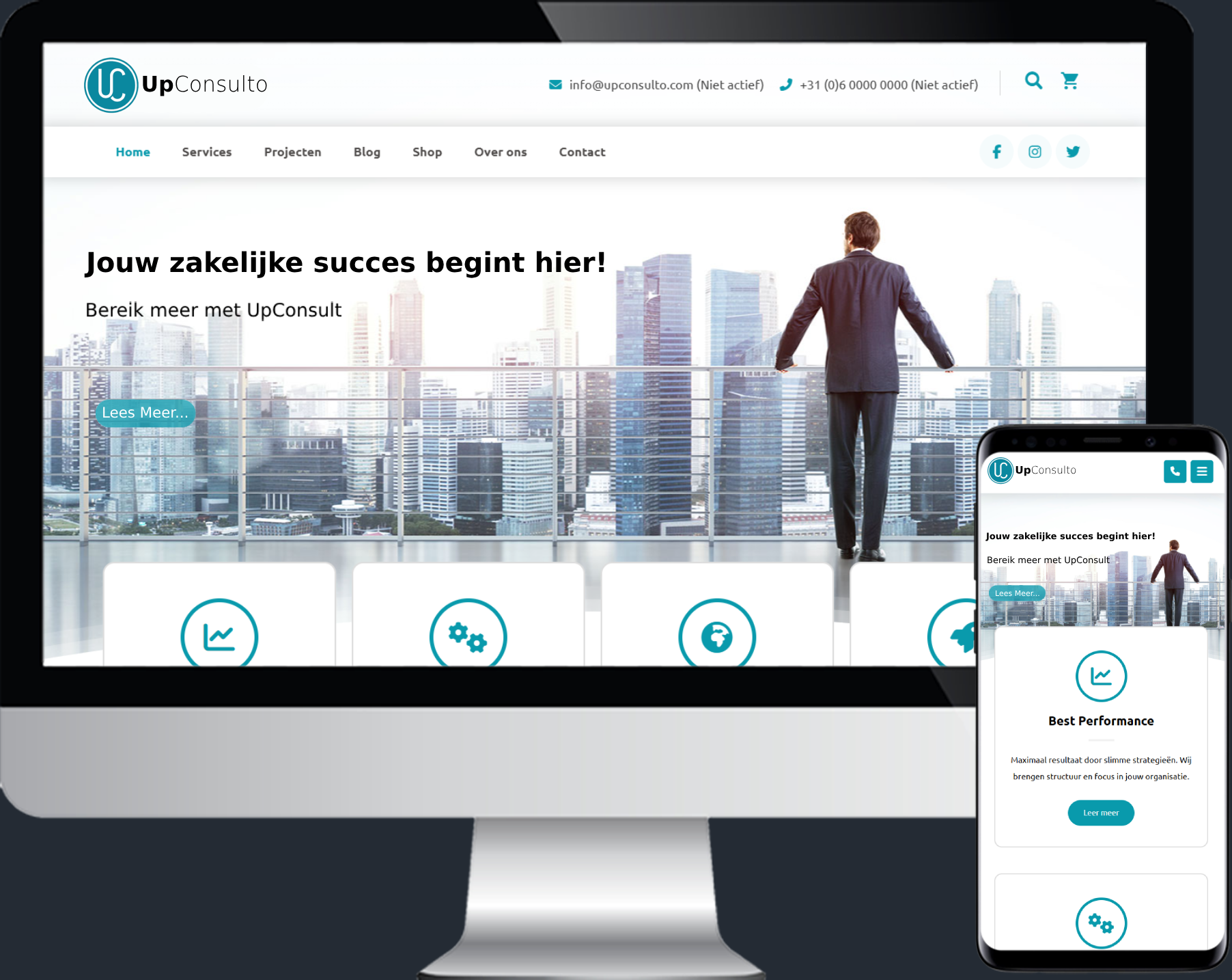 Mockup UpConsulto